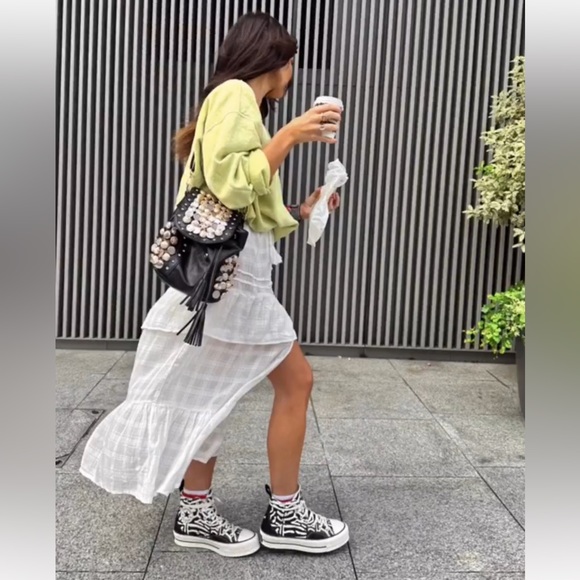 Embellished Tassel Backpack/Crossbody - Picture 8 of 9